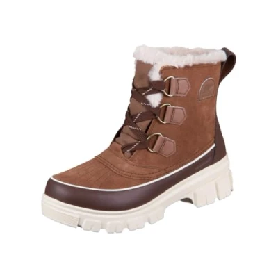 Afbeelding van Sorel Dames Torino 5 waterdichte mode laars, fluweel tan/tabak, UK, Velvet Tan Tabak, 38 EU