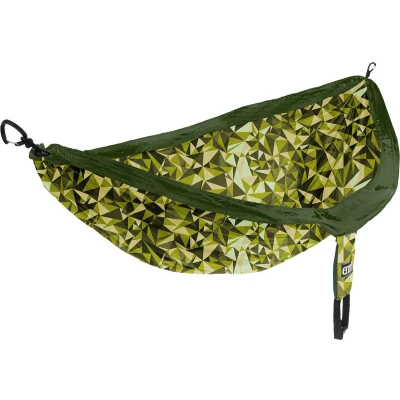 Afbeelding van Hangmat Eno DoubleNest Print Geo Green