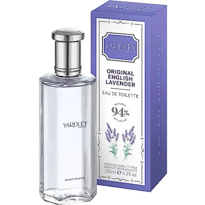 Afbeelding van Yardley London Originele Engelse Lavendel Eau de Toilette, Bloemen Damesparfum met Tonen van Neroli en Salie, Parfum voor Vrouwen 125ml