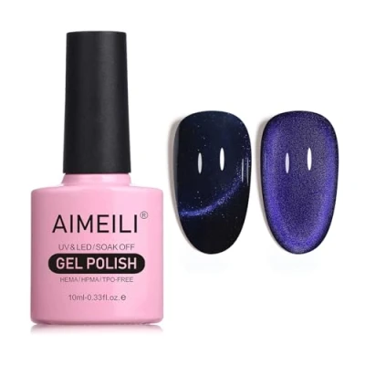 Afbeelding van AIMEILI Hema Free Cat Eye Gel Nagellak UV LED Gellack Soak Off Vegan Cruelty Polish 10ml (762)