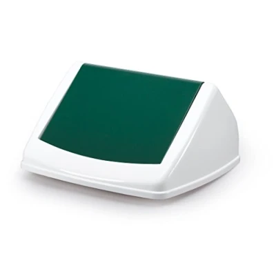 Afbeelding van 10x Durable DURABIN FLIP LID SQUARE 40 groen
