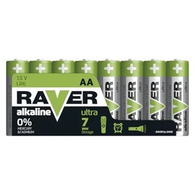 Afbeelding van Raver Alkaline Batterijen AA Penlite LR6 1.5V 8 stuks
