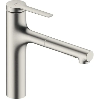 Afbeelding van Hansgrohe hg kitchen mixer 160 zesis m33 metal pull out spray pro 2jet bso 74822800