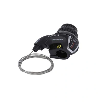 Afbeelding van Shimano Revo shifter 6v rechts SL RV3006 2050mm zwart/zilver