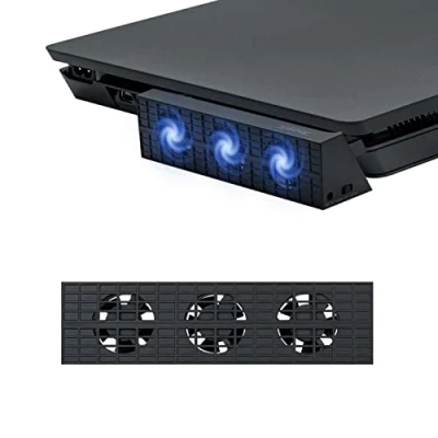 Afbeelding van Mcbazel DOBE Intelligente externe automatische temperatuurregeling 3 ventilator koelventilator koeler voor PS4 Slim Gaming Console (NIET of Pro)