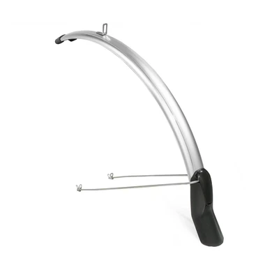Afbeelding van Eurofender Voorspatbord Scatto 28&quot; x 51 mm zilver