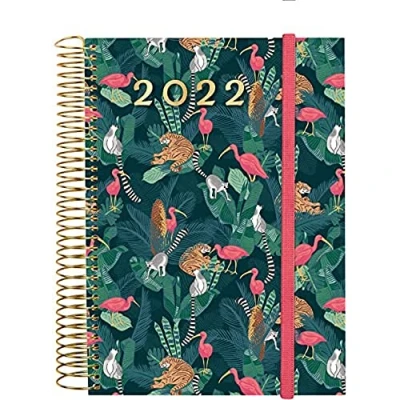 Afbeelding van Finocam Kalender 2022 januari tot december (12 maanden) E10 155 x 212 mm spiraalbinding Design Collection International Jungle