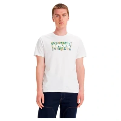 Afbeelding van Levi&#039;s Graphic Crewneck Tee T shirt Mannen, Watercolor Bw Fill White+, XS