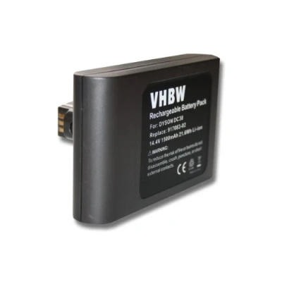 Afbeelding van vhbw Batterij compatibel met Dyson DC30 stofzuiger, huishoudelijke robot (1500 mAh, 14,4 V, Li ion)