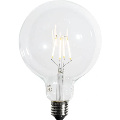Afbeelding van LUEDD E27 3 staps dimbaar LED spiraal filament G125 4W 450 lm 2700K