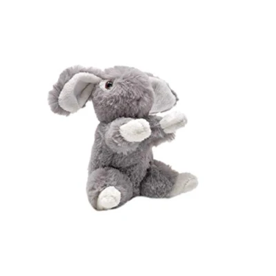 Afbeelding van Mollis Knuffeldier, knuffelhaas, 16 cm, pluche dier, haas, kinderknuffeldier, zacht knuffeldier voor kinderen en baby&#039;s, grijs