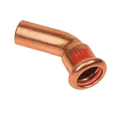 Afbeelding van Bonfix Perskoppeling Koper Solar Insteekbocht 45 Ø28x28mm
