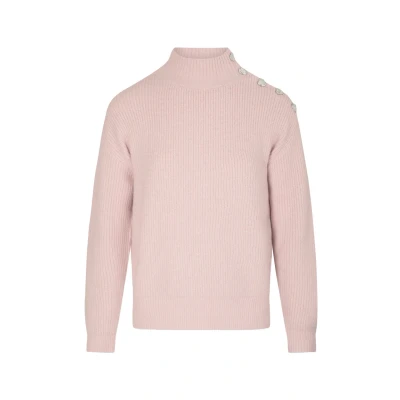 Afbeelding van Morgan Longsleeved WITH Buttons Trui, Dames, Maat: Medium, Rose clair