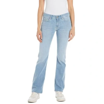 Afbeelding van Replay NEW LUZ Pants Bootcut jeans, Dames, Maat: 31x32, Light blue
