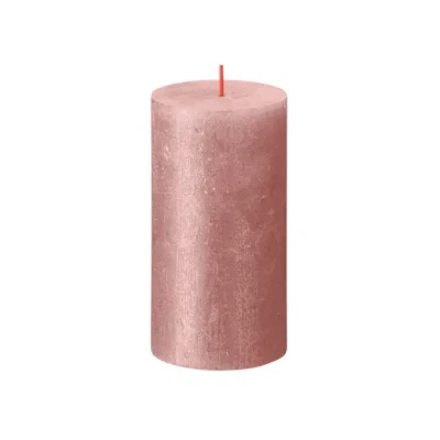 Afbeelding van Stompkaars Shimmer 130/68 Pink Bolsius