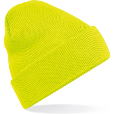 Afbeelding van Beechfield &#039;Original Cuffed Beanie&#039; Fluorescent Yellow