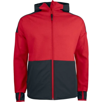 Afbeelding van ProJob 3120 HOODIE MET STRETCH INZETSTUKKEN 643120 Rood