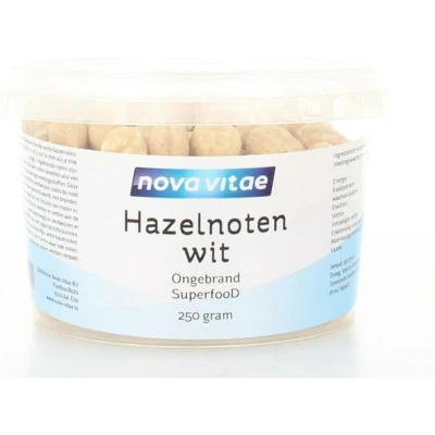 Afbeelding van Nova Vitae Hazelnoten wit ongebrand raw 250 g