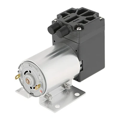 Afbeelding van mini vacuümpomp, vacuümpomp DC 12V 5L / min 120kpa met houder, 6W micropomp laag geluidsniveau, stroomverbruik,