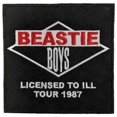Afbeelding van The Beastie Boys Licensed To Ill Tour 1987 Patch Zwart