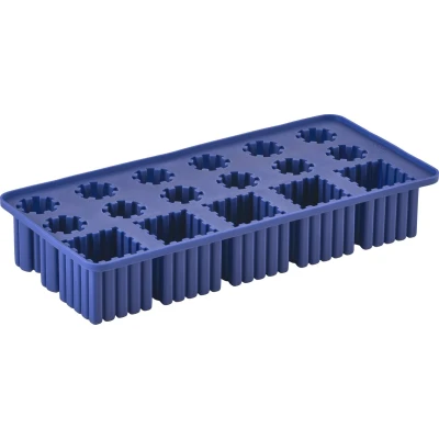 Afbeelding van Zone Ice Ace ijsblokjesvorm van siliconen Blauw