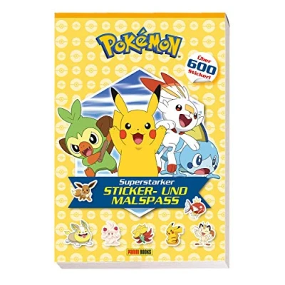 Afbeelding van Pokémon: Superstarker Sticker und Malspaß: über 600