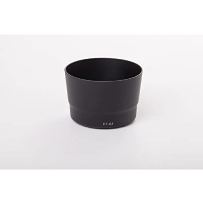 Afbeelding van vhbw Zonnekap van kunststof, compatibel met Canon EF S 55 250, 4 5.6 is STM vervanging voor ET 63, 8582B001.