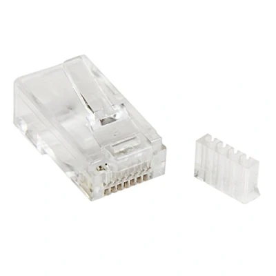 Afbeelding van StarTech.com Cat 6 RJ45 modulaire stekker voor massieve draad 50 stuks