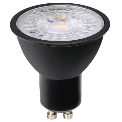 Afbeelding van LED spot GU10 230V 7 75W 60gr zwart 3000K dimbaar LED0651