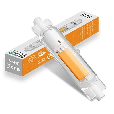 Afbeelding van R7S LED 78mm dimbare 7W COB lamp 700LM AC 220 240V, equivalent voor 70W J78 halogeenlampen, geen flikkering (Color : Warm White 3000K, Size 1pcs)