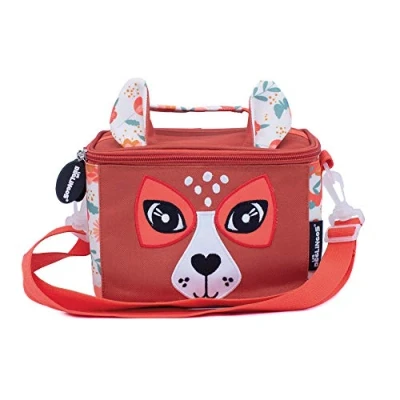 Afbeelding van Les DÉGlingos Mélimelos la Biiche Koeltas voor baby&#039;s, lunchtas kinderen, bagage, eten en schouderriem, picknicksnacks, PEVA isolatie, gerecycled polyester