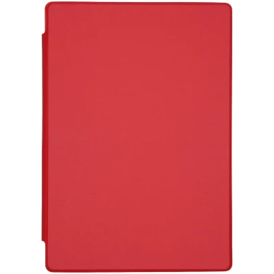 Afbeelding van Microsoft Surface Pro 7 Hoes Stand Bookcase Rood Kunstleder Tablet Hoezen