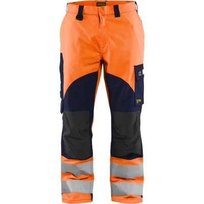 Afbeelding van Blaklader Multinorm inherent werkbroek 1588 1513 High Vis Oranje/Marineblauw C58