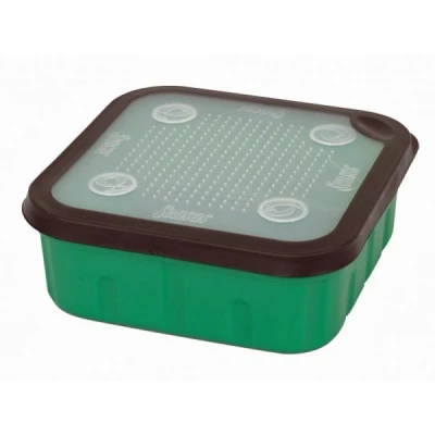 Afbeelding van Sensas Aasdoos Groen Rubber Deksel Maat : 2 liter 3.5 pints