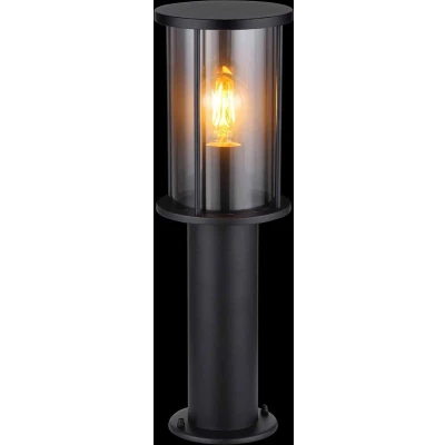 Afbeelding van Globo vloerlamp Gracey zwart metaal 14,3 cm E27 fitting 31361