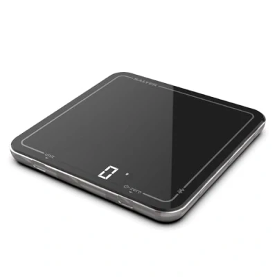 Afbeelding van Salter Bluetooth keukenweegschaal digitale bakschaal/kookweegschaal, elektronische voedselweegschaal, capaciteit 10 KG, functie voor toevoegen en wegen van tarra, meet vloeistoffen, gemakkelijk af te lezen, verbinden met Cook App