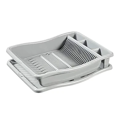 Afbeelding van Curver Afdruiprek op Plateau 48x38x10.5 cm Lichtgrijs