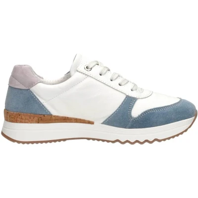 Afbeelding van SUB55 Claire Sneakers laag, Dames, Maat: 38, Licht blauw Leer