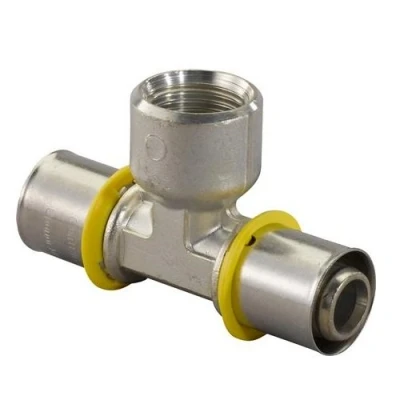 Afbeelding van Uponor MLC G GAS plus perskoppeling T stuk 25 x 1/2 met