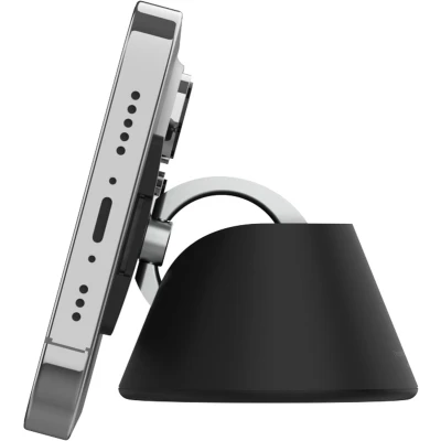 Afbeelding van iRing® Link Dock Set Telefoonhouder Auto Afneembaar voor draadloos opladen 360 graden rotatie 180