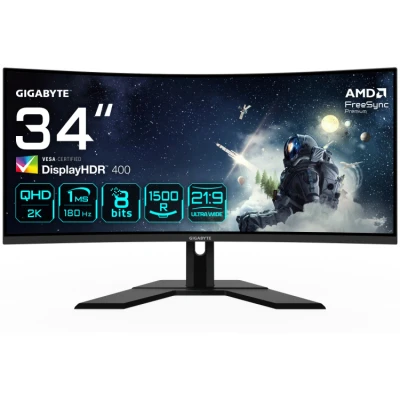 Afbeelding van GIGABYTE G34WQCP computer monitor 86,4 cm (34 ) 3440 x 1440 Pixels UltraWide Quad HD LED Zwart