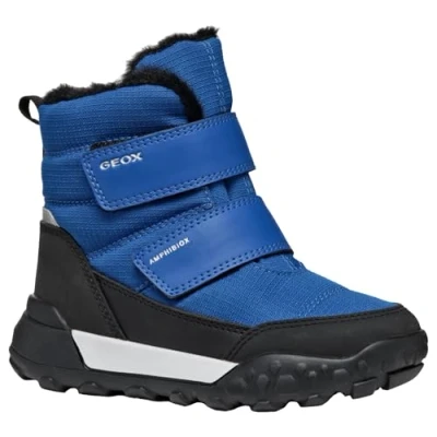 Afbeelding van Geox J Trekkyup Boy B ABX sneeuwlaarzen kinderen, Zwart (Royal Black), 35 EU