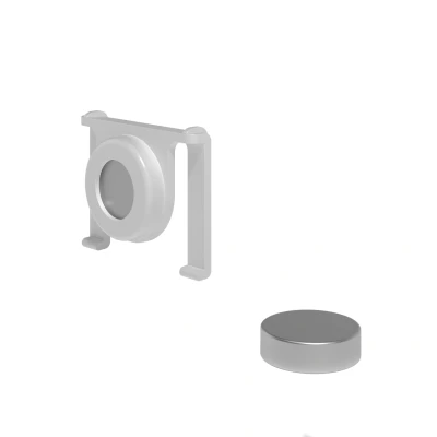 Afbeelding van Dataflex Addit kabelgeleider ? magneetbevestiging 480 Wit