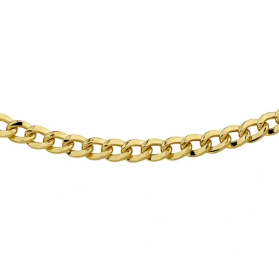 Afbeelding van Ketting Zilgold Gourmetschakel geelgoud zilveren kern 5 mm