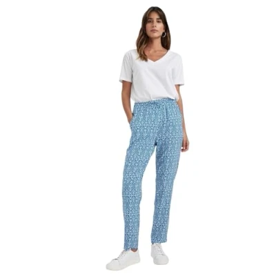 Afbeelding van DeFacto Casual gebreide broek voor dames, joggingbroek standaard pasvorm dames joggingbroek, joggingpak vrouw, blauw, 38