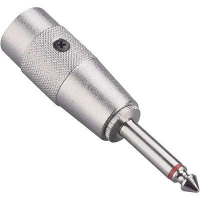 Afbeelding van Paccs Audio Adapter [1x XLR stekker 1x Jackplug male 6,3 mm] Zilver