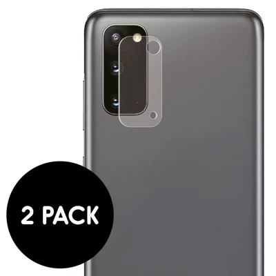 Afbeelding van 2 Pack Screenprotectors Samsung Galaxy S20: iMoshion Camera Protector Glas