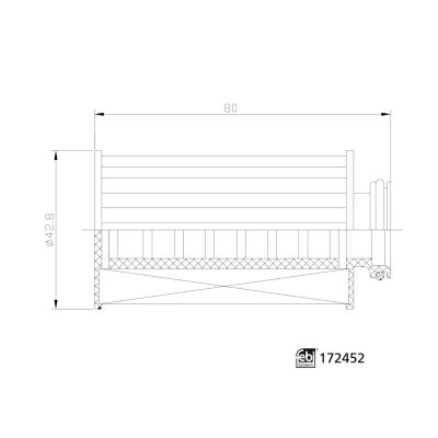 Afbeelding van Febi Bilstein Ureumfilter 172452