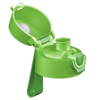 Afbeelding van Jarlson® Reservedeksel voor Charli en Mali drinkfles, geschikt 350 ml 500 fles, reserveonderdelen, vervanging (Mali deksel (chug drinkschenktuit), lichtgroen)