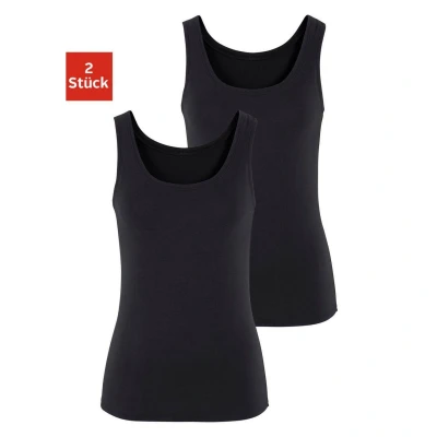 Afbeelding van Vivance Tanktop elastische katoenkwaliteit gemaakt van katoenen stof, strandtop (Set 2)